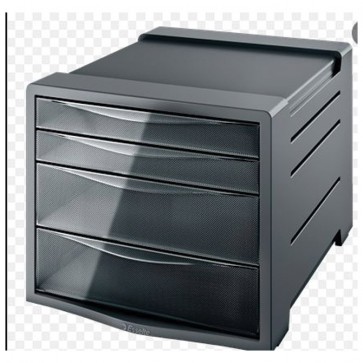 Kutija s 4 ladice Intego Esselte 284530 sivo-prozirno dimljena