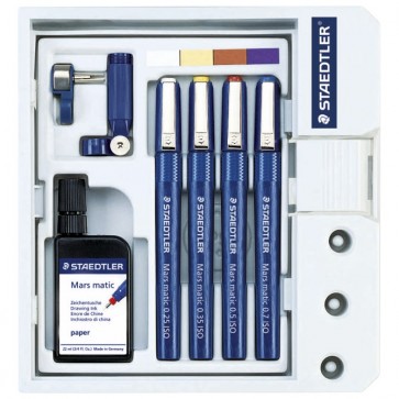 Set pera Marsmatic 0,25-0,7mm Staedtler 700S4M
