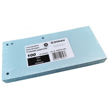 Pregrada kartonska 23,5x10,5cm pk100 Donau plava