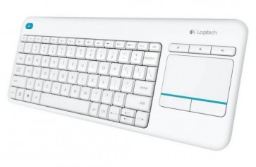 TIPKOVNICA LOGITECH K400+ Wireless Touch Keyboard bijela