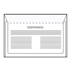 Kuverte B6-BB s povratnicom 75g