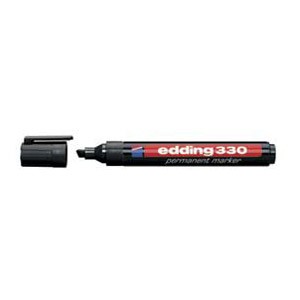 Marker permanentni 1-5mm klinasti vrh Edding 330 crni