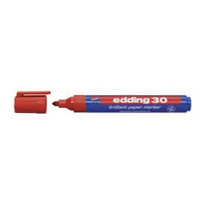 Marker briljant za papir 1,5-3mm Edding 30 crveni