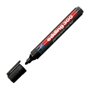 Marker permanentni 1,5-3mm okrugli vrh Edding 300 crni