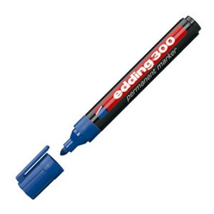 Marker permanentni 1,5-3mm okrugli vrh Edding 300 plavi