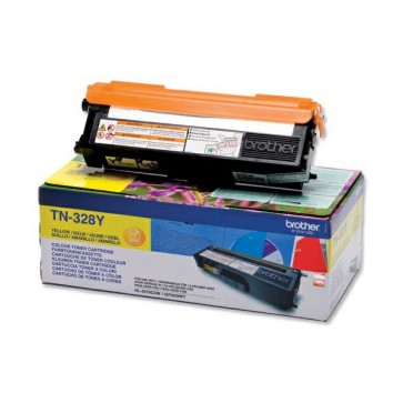 Toner BROTHER TN-328 Super High Capacity - Yellow