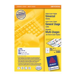 Etikete ILK 105x37mm pk100L Zweckform 3484