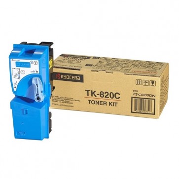 Toner KYOCERA TK820 Cyan