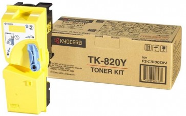 Toner KYOCERA TK820 Yellow