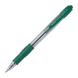 Olovka kemijska Super Grip Pilot BPGP-10R-F zelena