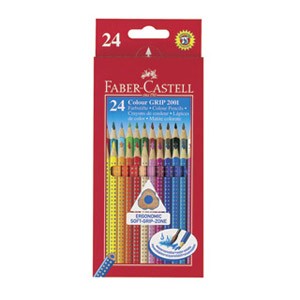 Boje drvene 24boje Grip 2001 Faber Castell 112424