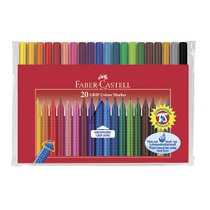 Flomaster školski 20boja Grip Faber Castell 155320