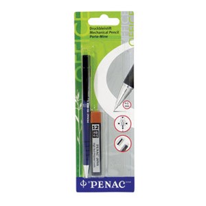 Olovka tehnička 0,5mm gumirana RB-085M Penac+mine sortirano blister!!