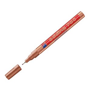 Marker permanentni lakirajući 0,8mm Edding 780 brončani