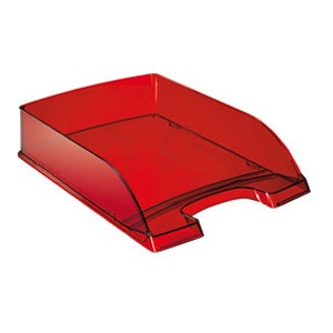Ladica za spise Leitz 52260028 prozirno crvena
