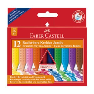 Boje voštane 12boja Jumbo Grip 2001 Faber Castell 122540 blister