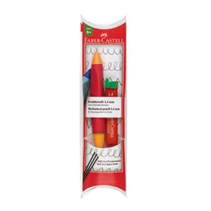 Olovka tehnička 1,4mm grip Twist Faber Castell 131441 crvena/narančasta blister!!