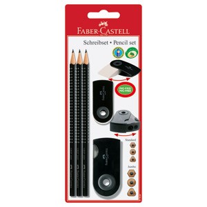 Set Grip 2001 Sleeve Faber Castell 217097 crni blister!!