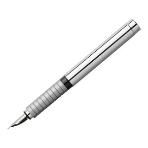Nalivpero grip Basic Metal Faber Castell 148501 sjajno srebrno