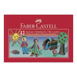Plastelin 12boja karton Faber Castell 120811 blister