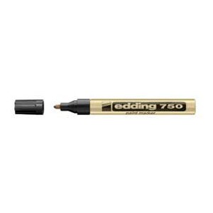 Marker permanentni lakirajući 2-4mm Edding 750 zlatni