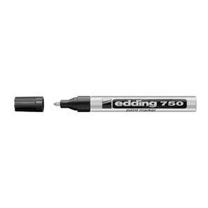 Marker permanentni lakirajući 2-4mm Edding 750 srebrni