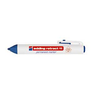 Marker permanentni 1,5-3mm Edding Retract 11 plavi