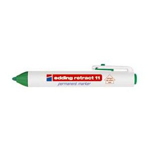 Marker permanentni 1,5-3mm Edding Retract 11 zeleni