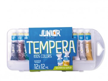 Boja tempera, 12ml, 12 kom