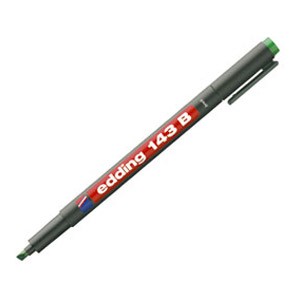 Marker OHP permanentni 1-3mm Edding 143 B zeleni