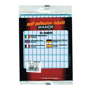 Etikete slep 14x8mm pk10L 10010 blister