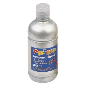 Boja tempera 0,5 litre CMP.910 srebrna