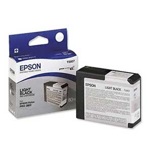 Epson T580700 STY3800 - LIGHT BLACK