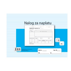 Obrazac NN/NCR nalog za naplatu
