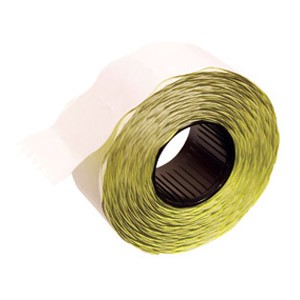 Etikete u roli 26x16mm oble dvoredne Printex žute