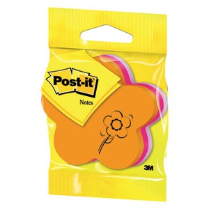 Blok samoljepljiv oblik Cvijet 225L Post-it 3M.2007F blister