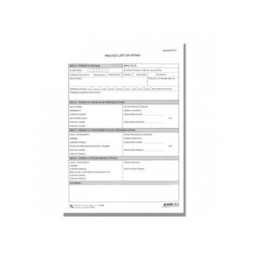 Obrazac A-824 prateći list za otpad PL-0