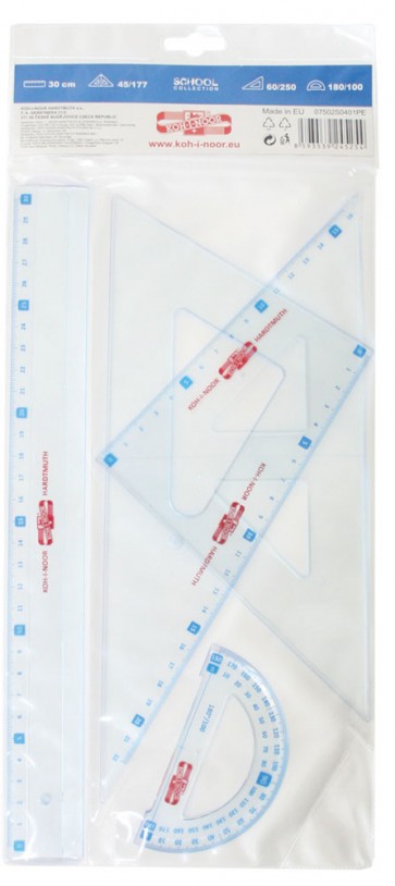 Geometrijski set veliki 07502 u etuiu K-I-N P20