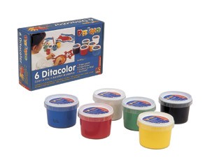 Boja tempera za ruke 100gx6boja (čaše) CMP