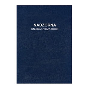 Obrazac A-710 nadzorna knjiga uvoza