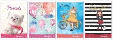 Obrazac školski Matematika 1 i 2 STREET GOLD MIX CURE ILI DEČKI