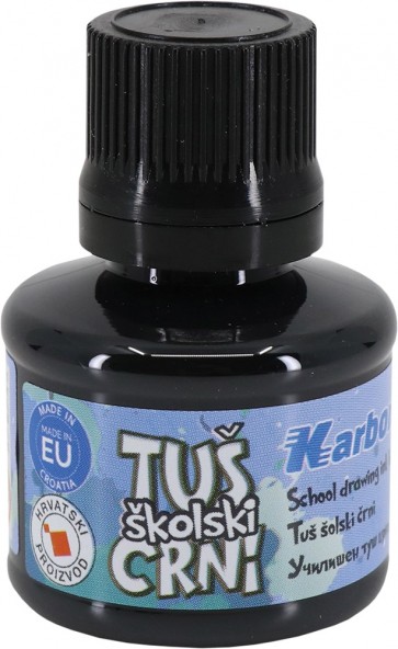 Tuš školski 20ml. crni KARBON