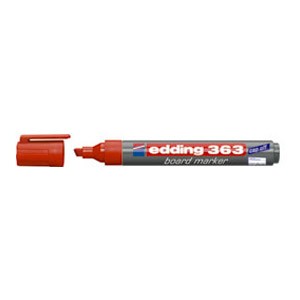 Marker za bijelu ploču 1-5mm Edding 363 crveni
