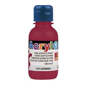 Boja tempera akrilna 125ml CMP 310 tamno crvena