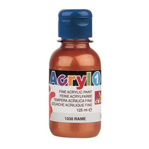 Boja tempera akrilna 125ml CMP 930 bakrena