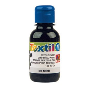 Boja tempera za tekstil 125ml CMP 800 crna