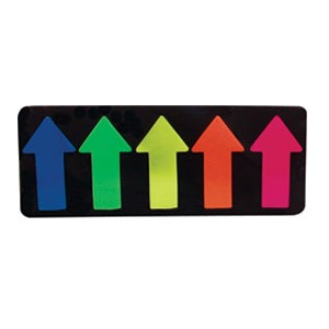 Zastavica 25x45mm 5x25L Global Notes 2683-09 prozirno sortirano