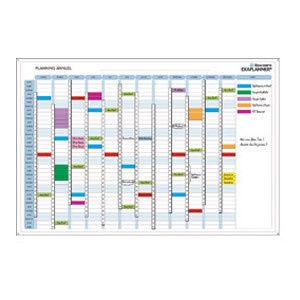 Ploča planer godišnji magnetni Exacompta 56153 bijela