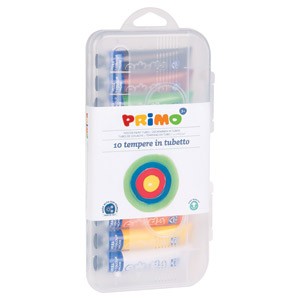 Boja tempera 18ml.aluminijska tuba 10boja+kist CMP blister