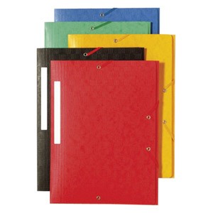 Fascikl klapa s gumicom karton A4 Scotten 600g Exacompta 55950E sortirano